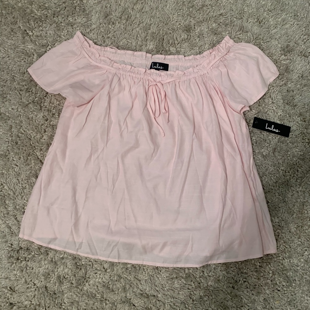 Off the shoulder shirt